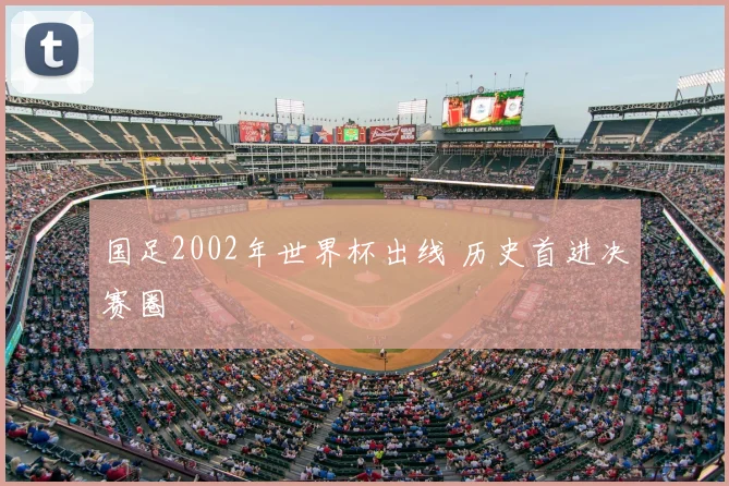 国足2002年世界杯出线 历史首进决赛圈