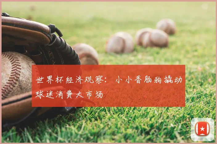 世界杯经济观察:小小香肠狗撬动球迷消费大市场